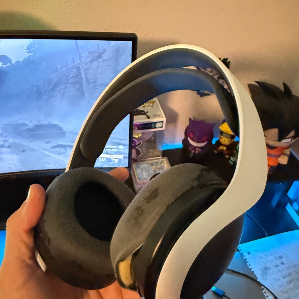 Sony Over-Ear Headphones in White and Black
